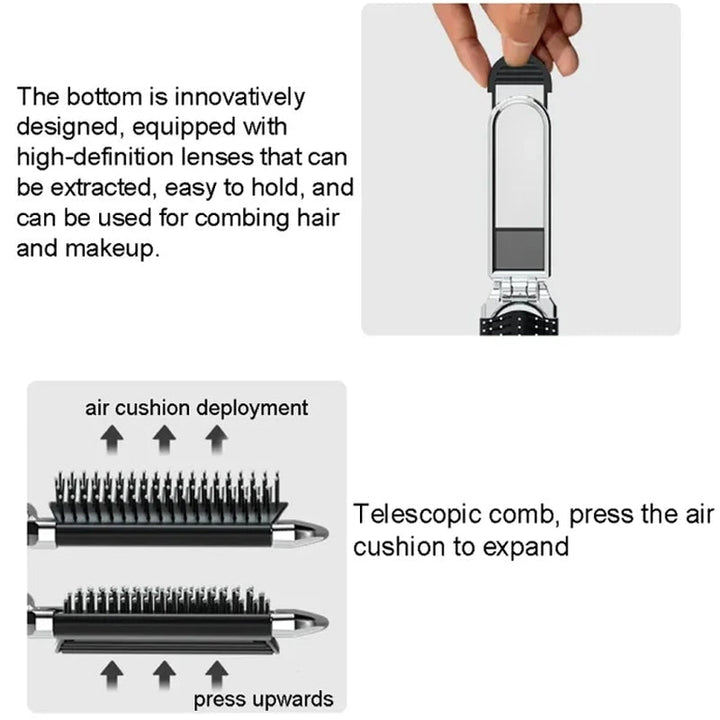 Kalsten | Travel Folding Mirror Hair Brush