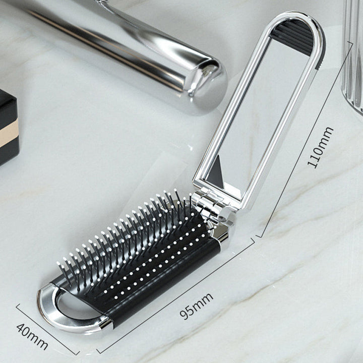 Kalsten | Travel Folding Mirror Hair Brush
