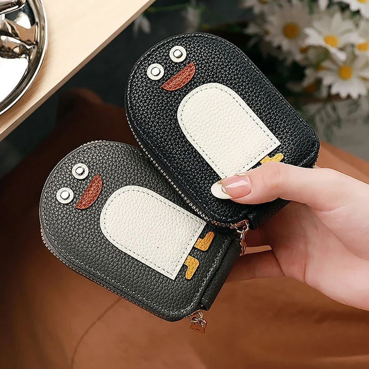 PU wallet for credit card and cute penguins | Kalsten