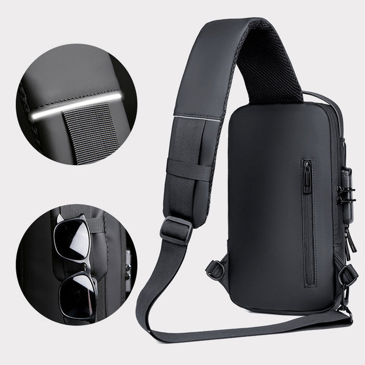 Kalsten | USB Charging Sport Sling Anti-Theft Shoulder Bag