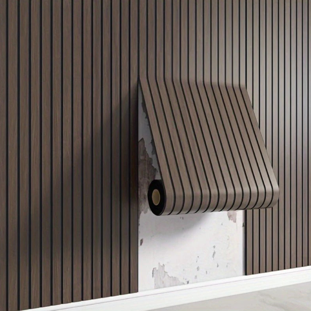 Self Adhesive Waterproof Wall Panel Wood Look Design Noxord