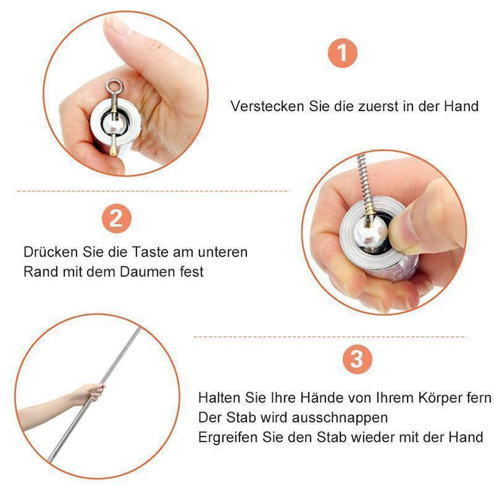 Kalsten | Portable Metal Rod for Self-Defense and Magic