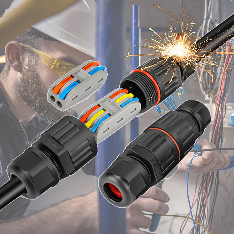 Waterproof electrical wire connector for outdoor use | Kalsten