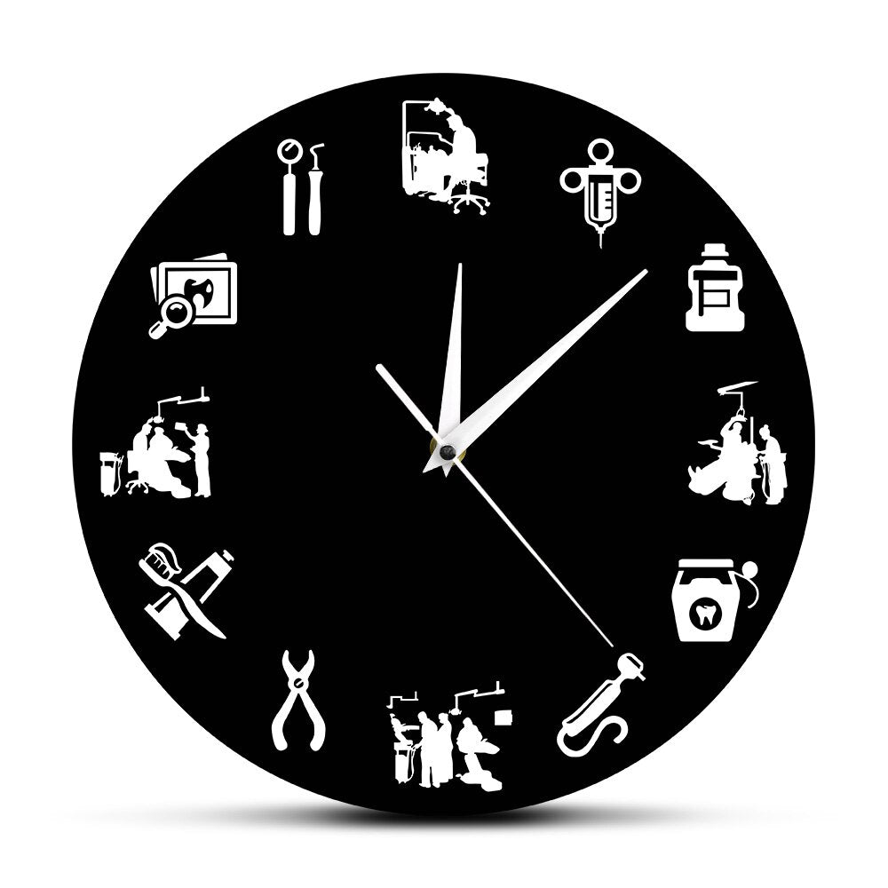 Stylish Dental - Design Wall Clock for a Modern Interior Noxord