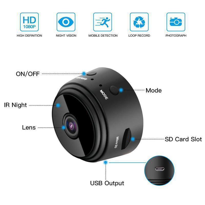 Kalsten | 1080p Magnetic WiFi Mini Camera