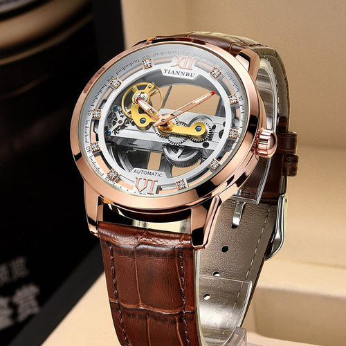 Noxord | Skeleton Tourbillon Ultra Thin Automatic Mechanical Watch