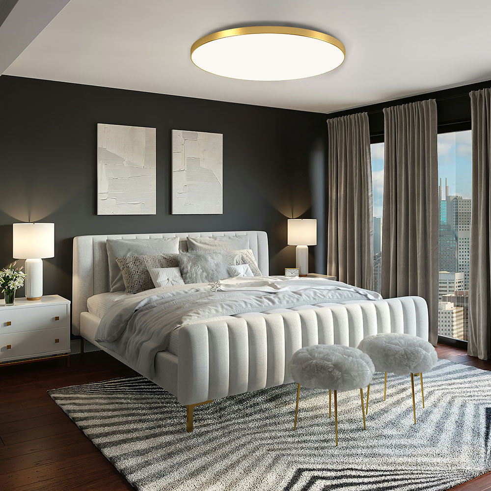 Round Modern LED Flush Ceiling Light Noxord