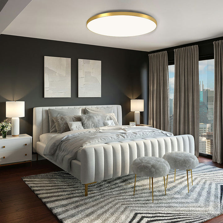 Round Modern LED Flush Ceiling Light Noxord