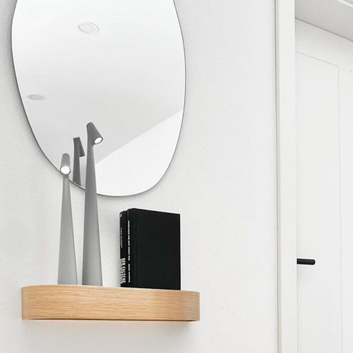 Table Lamp Modern Red Metal LED Light | Noxord