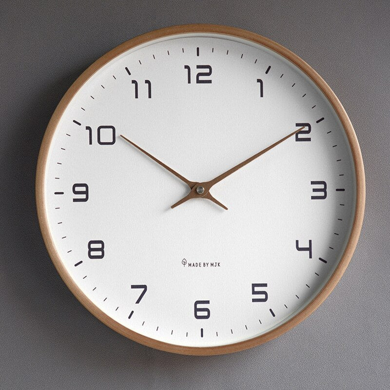 Scandinavian Wooden Wall Clock - Timeless Luxury & Design Kalsten