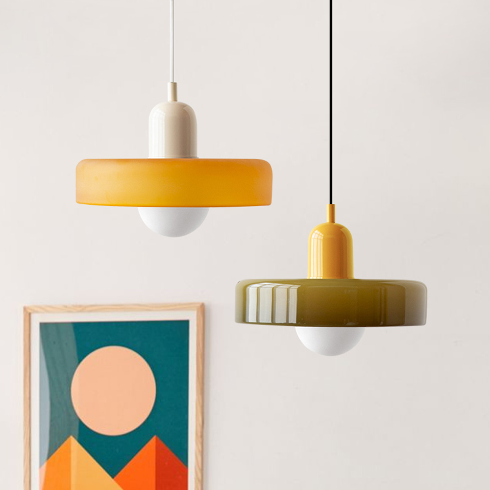 Colorful Bauhaus-Style Pendant Lamp - StiloGlas | Kalsten