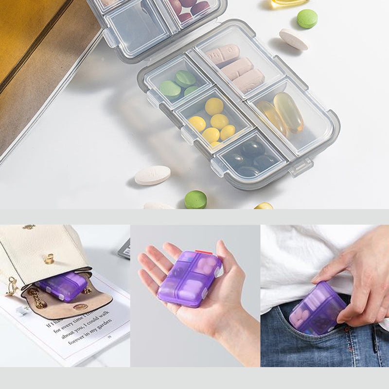 Kalsten | Travel Pill Organizer Box (161 Labels for Customization)
