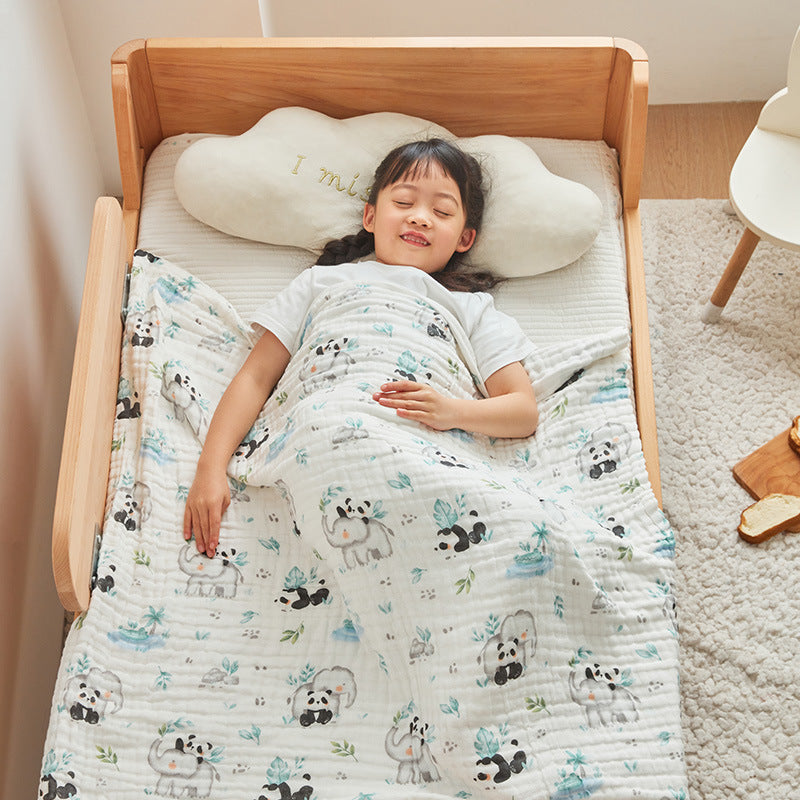Cotton gauze blanket for children, 4- or 6-layers