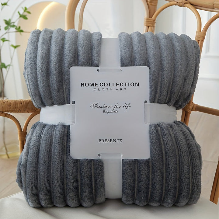 Luxury Flannel Polyester Blanket – Ultimate Comfort & Warmth Noxord