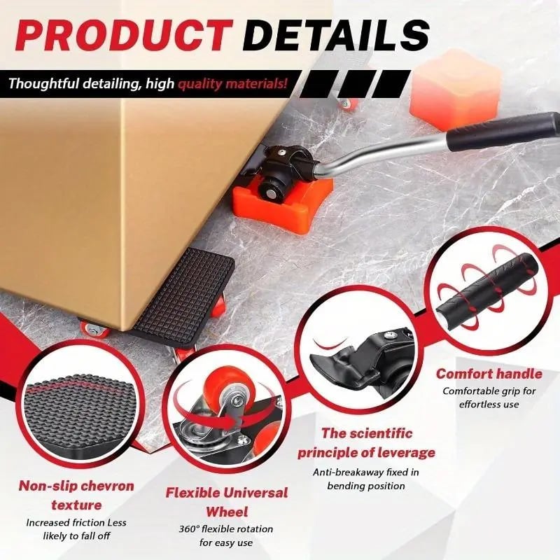 GlideMate — Heavy furniture moving made easy – Back-friendly, scratch-free and stress-free! | Kalsten