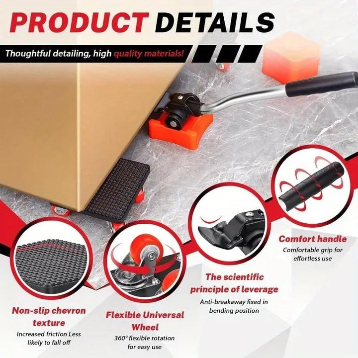 GlideMate — Heavy furniture moving made easy – Back-friendly, scratch-free and stress-free! | Kalsten