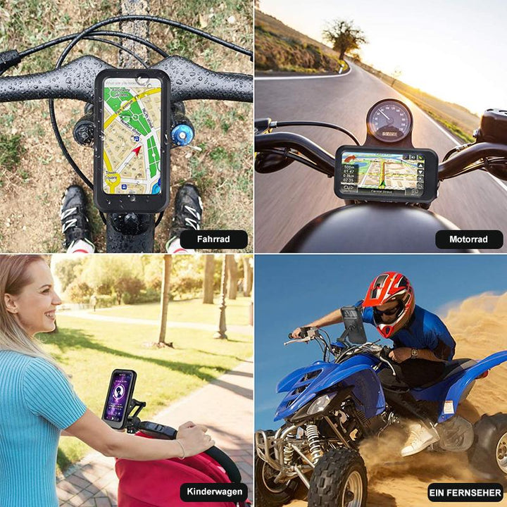 Kalsten | RideCharge Pro – Waterproof Phone Holder with USB and 15W Wireless Charging for Bicycle and E-Bike