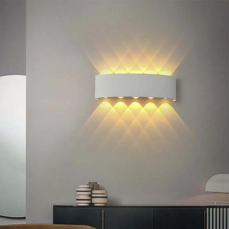 Modern White Waterproof LED Wall Lamp Noxord