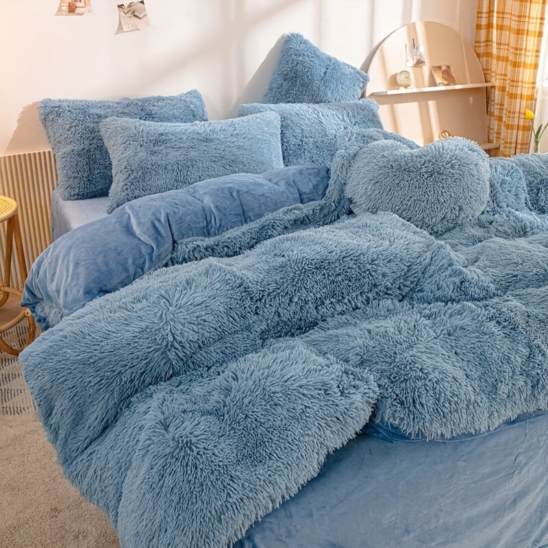 Luxurious Velvet Duvet Cover Set for Ultimate Comfort Noxord