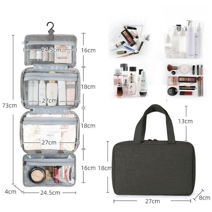 Kalsten | Water-resistant Toiletry Bag Travel Bag with Hanging Hook