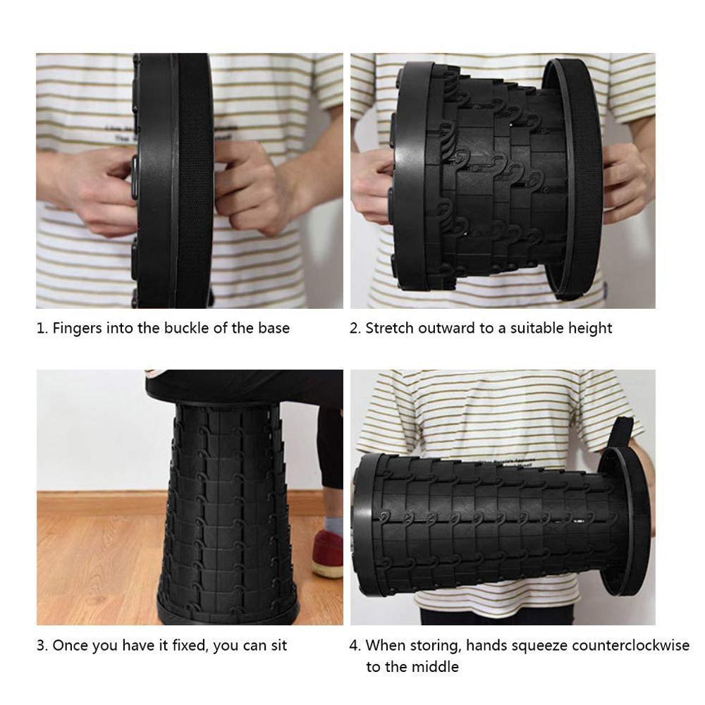 Upgraded Retractable Folding Stool | Kalsten