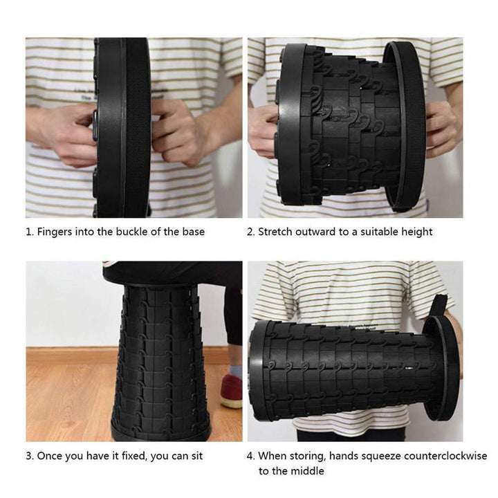 Upgraded Retractable Folding Stool | Kalsten