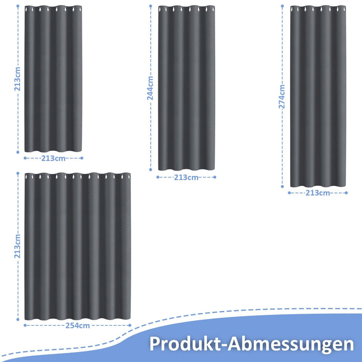 Outdoor Curtain Waterproof with Eyelets | Kalsten