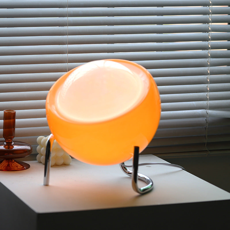 Bauhaus table lamp made of glass in retro style | LED table lamp | Kalsten