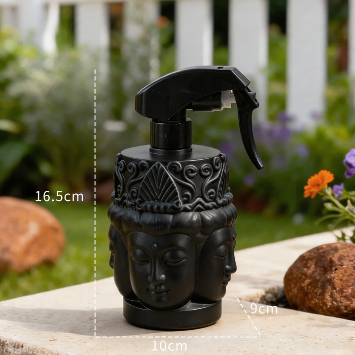 Pressure sprayer for plants, Buddha shape