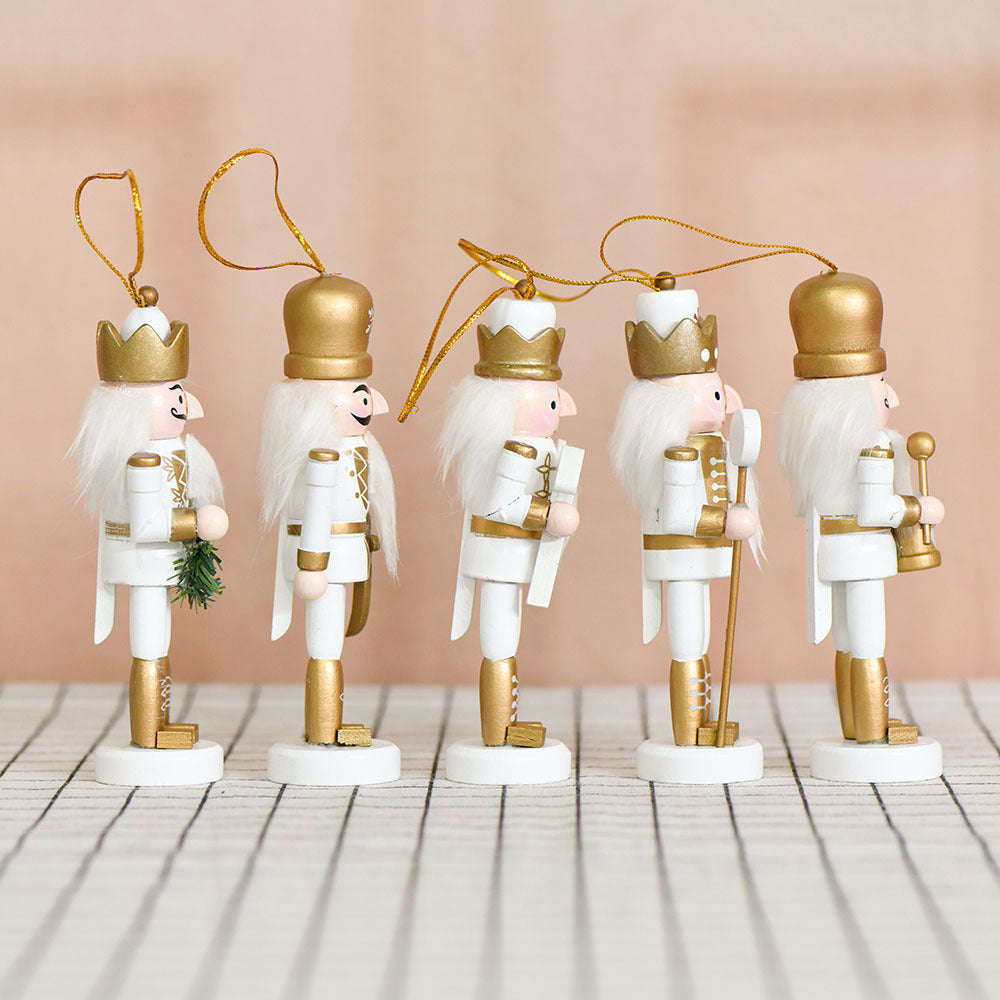 5-piece set nutcracker ornaments, 13 cm, British style