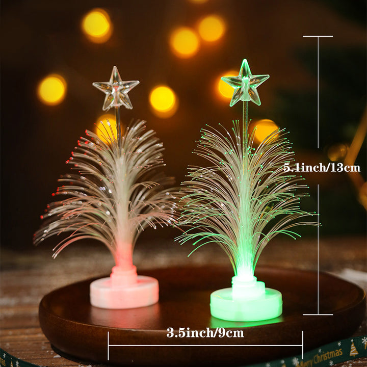 Illuminated wooden house for Christmas decoration