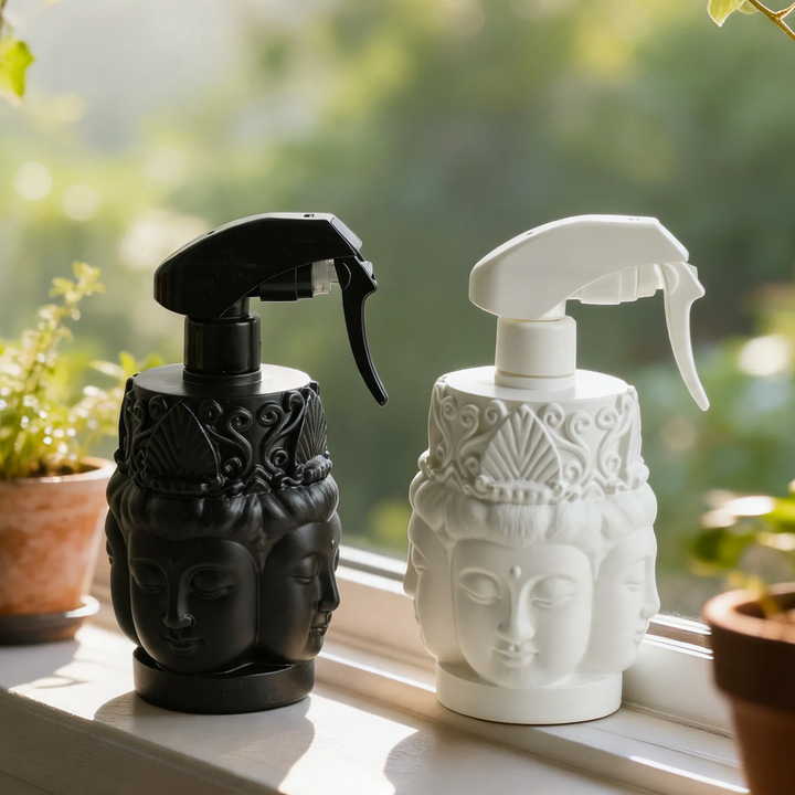 Pressure sprayer for plants, Buddha shape