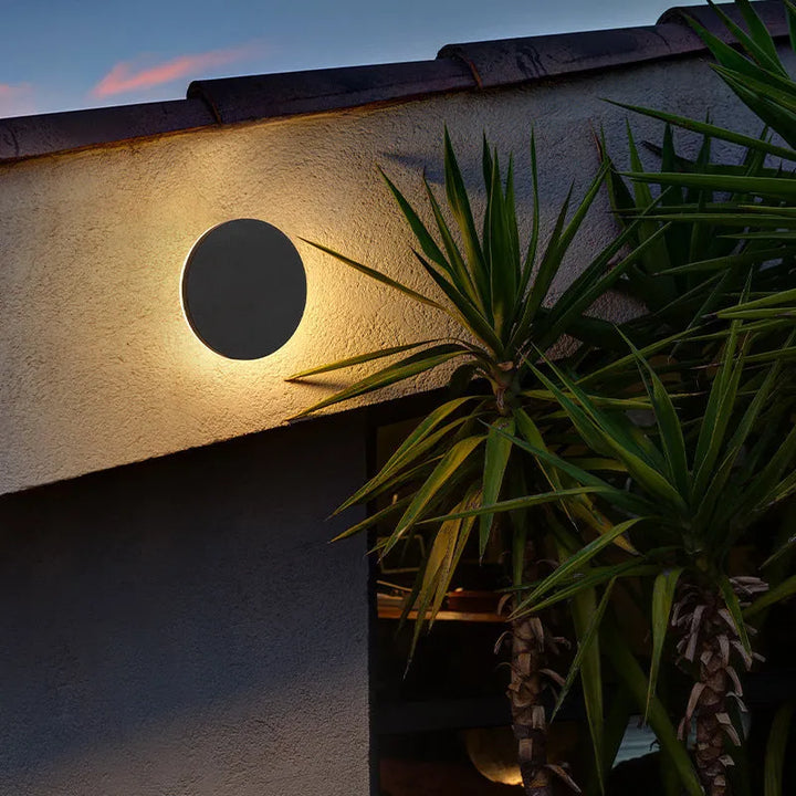 Modern Black Outdoor LED Wall Lamp Noxord