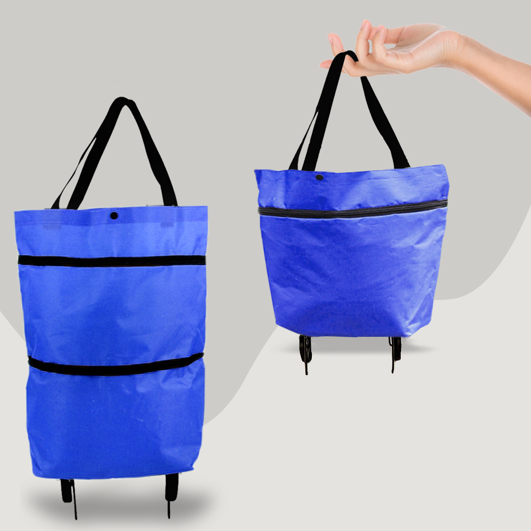 Kalsten | 2-in-1 Convertible Shopping Bag with Wheels - CarryFlex