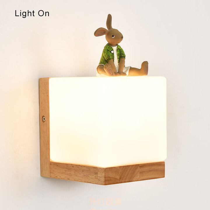 EcoChic Cube Wall Lamp – Sustainable & Modern Design Noxord
