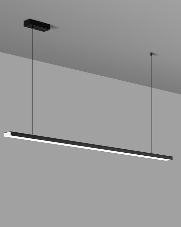 Linear Pendant Light Metal 39 in Adjustable Kitchen Island LED Warm White 3000K-6000K Modern Dining Room Hanging Lamp | Kalsten