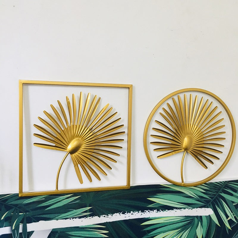 Decorative Metal Palm Leaf Wall Art Kalsten