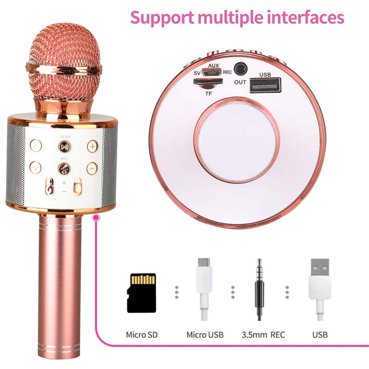 Kalsten | Rechargeable wireless Bluetooth karaoke microphone