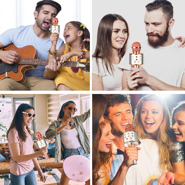 Rechargeable Bluetooth Karaoke Microphone