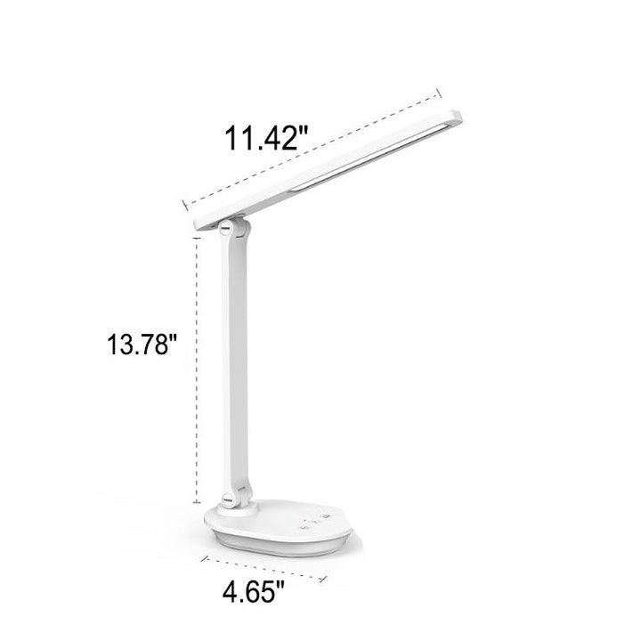 Modern double foldable eye care wireless rechargeable LED desk lamp | Kalsten