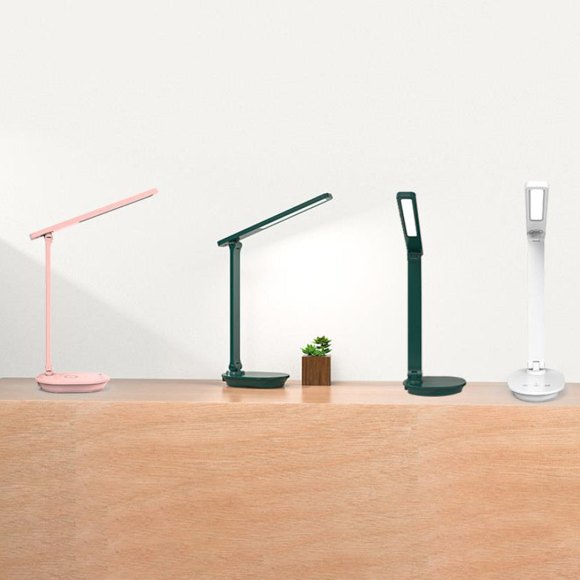 Modern double foldable eye care wireless rechargeable LED desk lamp | Kalsten
