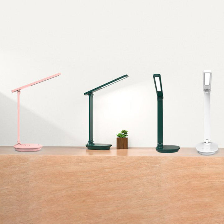 Modern Double Folding Eye Care Wireless Rechargeable LED Desk Lamp | Kalsten
