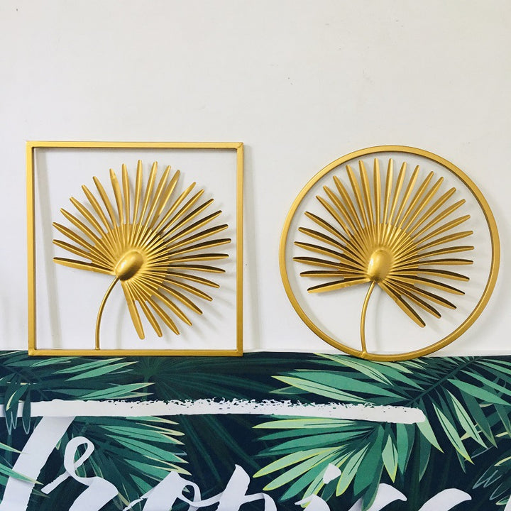 Decorative Metal Palm Leaf Wall Art Kalsten
