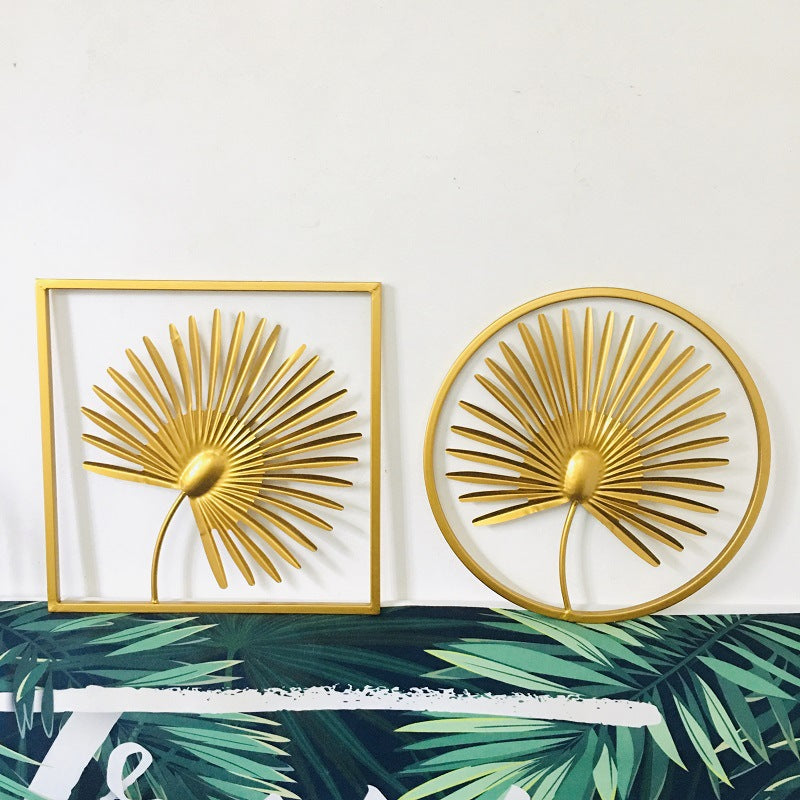 Decorative Metal Palm Leaf Wall Art Kalsten
