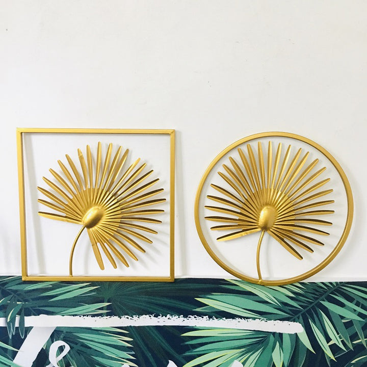 Decorative Metal Palm Leaf Wall Art Kalsten