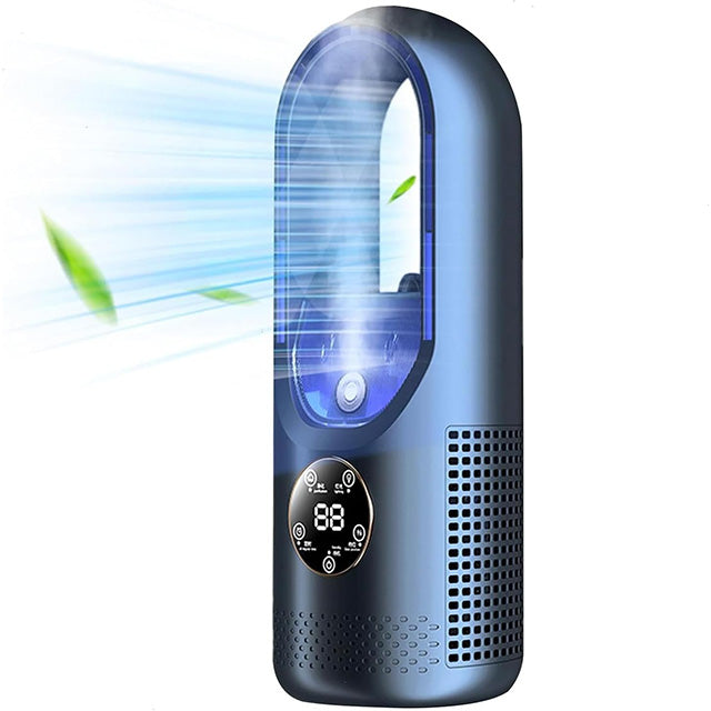 Bladeless Portable Air Conditioner | Ultra-Quiet, Ergonomic Design & Ideal for Home and Office Use | Kalsten