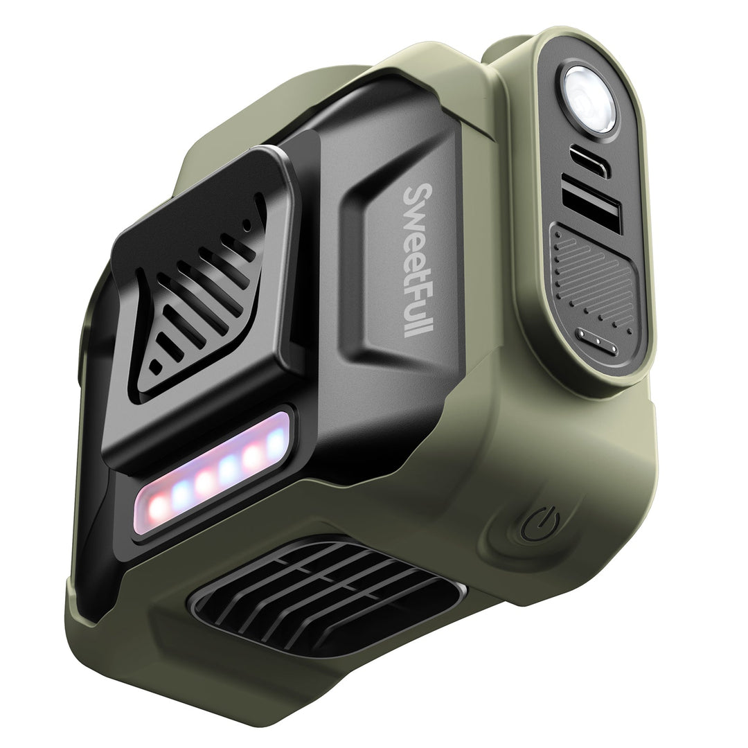 10000mAh Waist fan,Portable Belt Clip on Personal Fan | Kalsten
