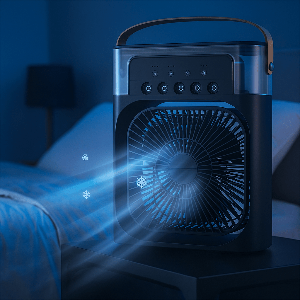 Portable Silent 3-in-1 LED Cooling Fan | Kalsten