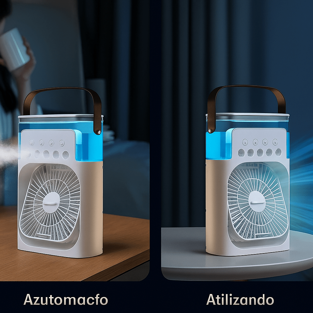 Portable Silent 3-in-1 LED Cooling Fan | Kalsten