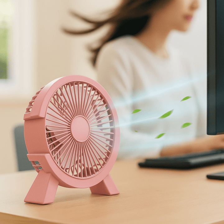 Mini Electric Portable Rechargeable and Silent Fan | Kalsten